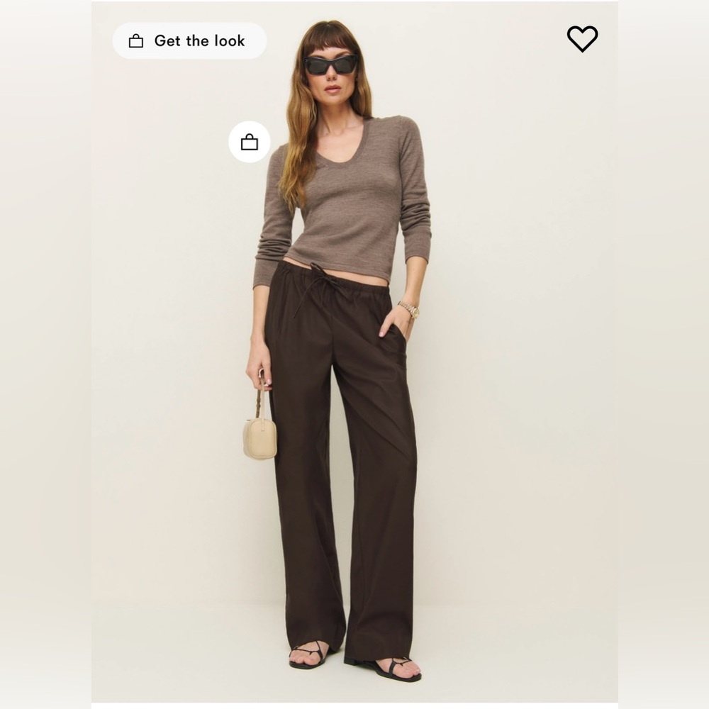 NWT Reformation Micah Poplin Pant